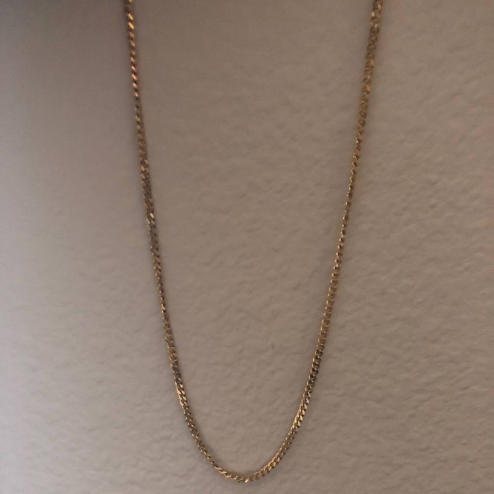 Micro Cuban Link Gold Chain